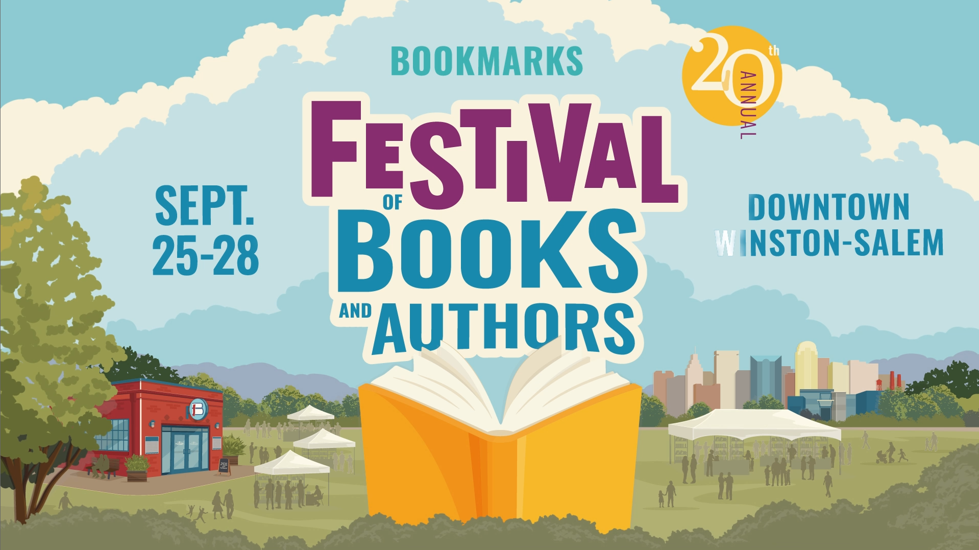 Festival of Books and Authors event branding captured by MJS Live Productions